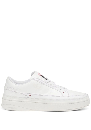 Diesel logo-patch low-top sneakers - White