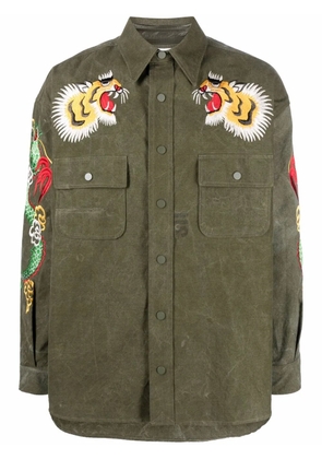 Readymade embroidered Ska Shirt - Green