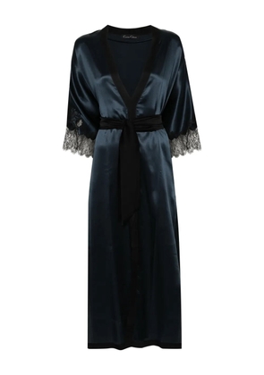 Carine Gilson V-neck silk kaftan - Blue