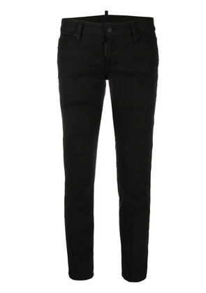DSQUARED2 mid-rise cropped jeans - Black