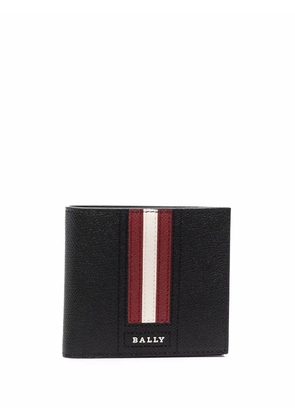 Bally logo-plaque bi-fold wallet - Black