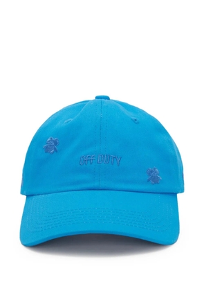 Off Duty logo-detail cap - Blue