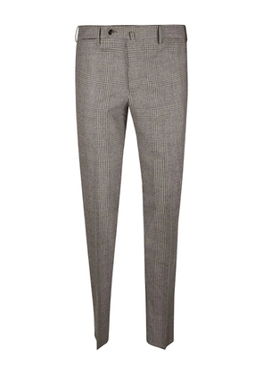 PT Torino checked trousers - Grey