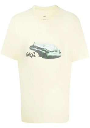 OAMC graphic-print crew-neck T-shirt - Yellow