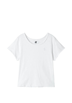 izzue raw-edge t-shirt - White