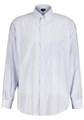 FENDI pinstriped shirt - Blue