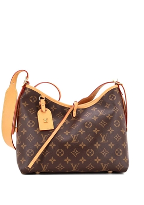 Louis Vuitton Pre-Owned CarryAll Monogram Canvas PM hobo bag - Brown