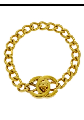 CHANEL Pre-Owned 1997 CC-logo turnlock bracelet - Gold