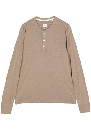 rag & bone henley cotton T-shirt - Brown