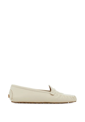 Ferragamo Gancini driver loafer - Neutrals