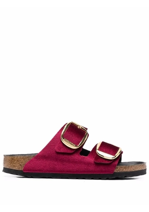 Birkenstock velvet-strap sandals - Red