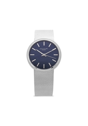 Patek Philippe Pre-Owned 1981 pre-owned Calatrava 34mm - Blue