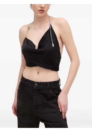 Diesel chain halterneck top - Black