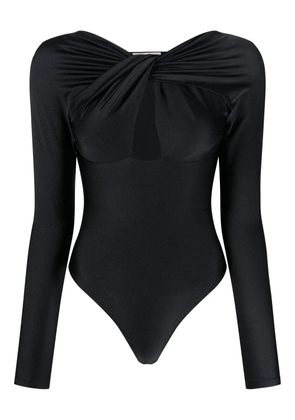 Coperni twisted cut-out bodysuit - Black