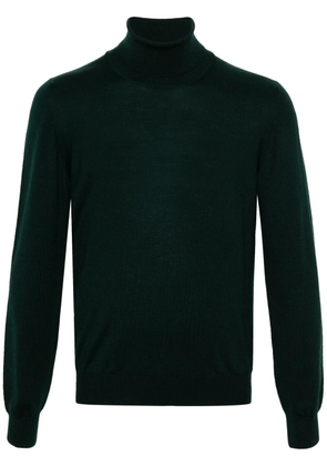 Fileria roll-neck virgin wool jumper - Green