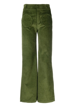 DESTREE Yoshitomo corduroy trousers - Green