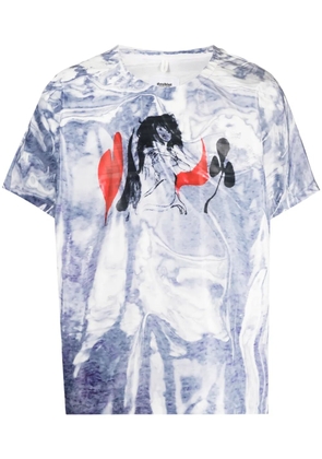Doublet graphic-print cotton T-shirt - Blue