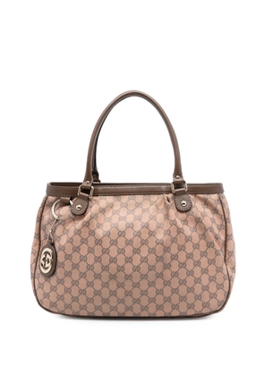 Gucci Pre-Owned 2016-2026 GG Canvas Sukey tote bag - Brown