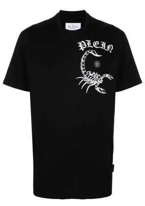Philipp Plein chest logo-print detail T-shirt - Black
