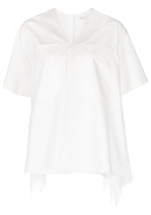Goen.J short sleeve blouse - White