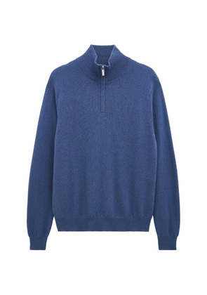 Pringle of Scotland quarter-zip cashmere sweater - Blue