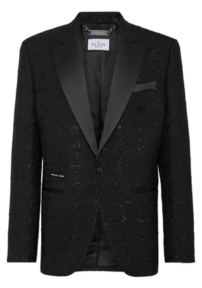 Philipp Plein Duke glittered blazer - Black