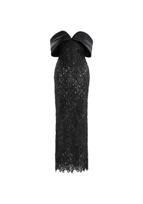 Saiid Kobeisy off-shoulder midi dress - Black