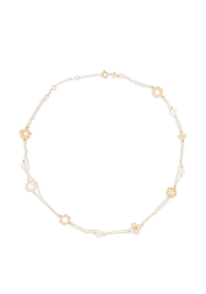 Tory Burch flower necklace - Gold