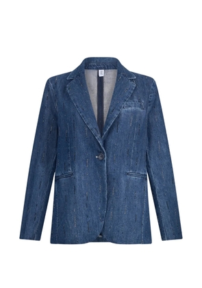 LIU JO V-neck button-fastening blazer - Blue