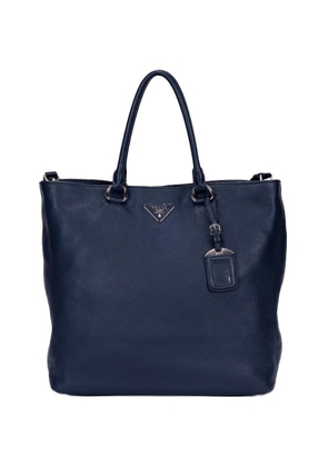 Prada Pre-Owned Daino leather tote bag - Blue
