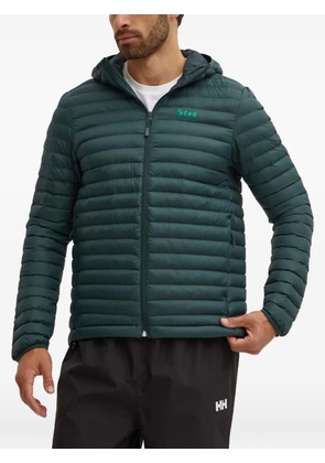 Helly Hansen logo-detail hooded padded jacket - Green