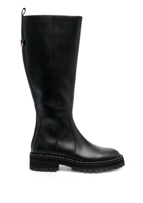 LIU JO Pink knee-length boots - Black