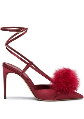 Malone Souliers 90mm Rafaella slingback pumps - Red
