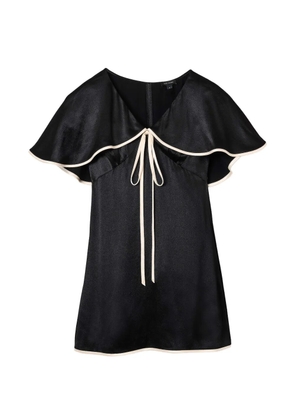 Marc Jacobs cape mini dress - Black