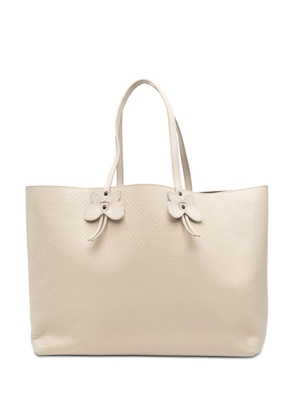 Bottega Veneta Pre-Owned 2012-2025 Embossed Leather Butterfly tote bag - White