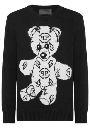 Philipp Plein Teddy Bear sweater - Black