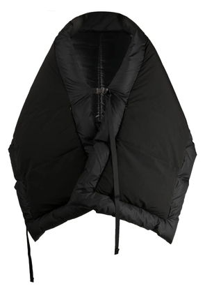 Fumito Ganryu quilted padded scarf - Black