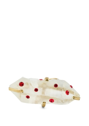 Marni quartz-embellished ring - Gold
