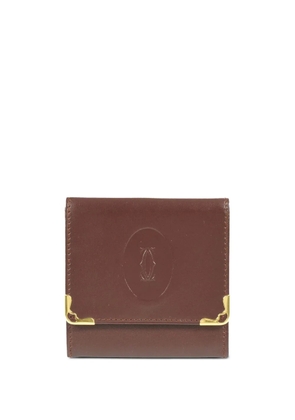 Cartier 1990-2000 pre-owned embossed-monogram coin purse - Brown