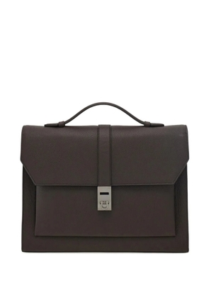 Ferragamo Hug clasp briefcase - Brown