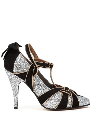 Maison Margiela Tabi Monster panelled pumps - Black