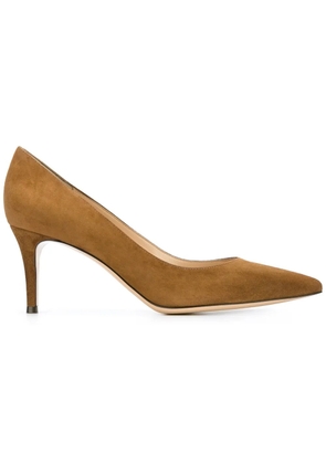 Gianvito Rossi mid heel pumps - Brown