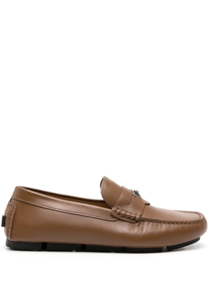 Versace Medusa Head Biggie leather loafers - Brown