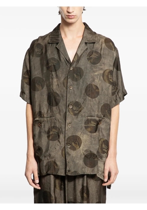 Uma Wang Terry printed shirt - Grey