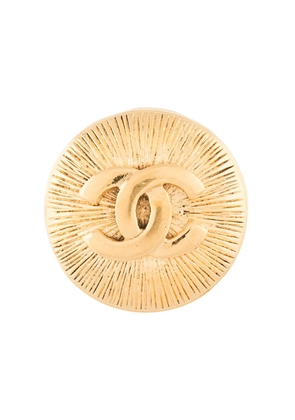 CHANEL Pre-Owned 1990s CC logo brooch - Gold