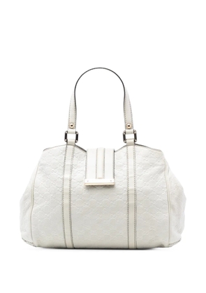 Gucci Pre-Owned 2016-2025 Guccissima New Ladies tote bag - White