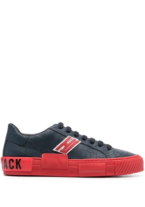 Hide&Jack logo-print low-top sneakers - Blue