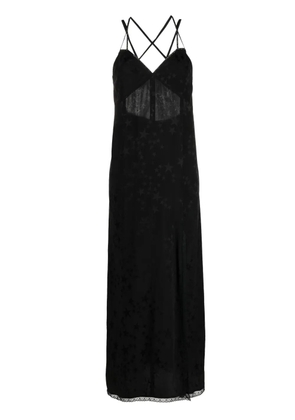 Zadig&Voltaire Rohal star-jacquard silk dress - Black