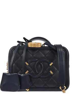 CHANEL Pre-Owned Filigree tote bag - Blue