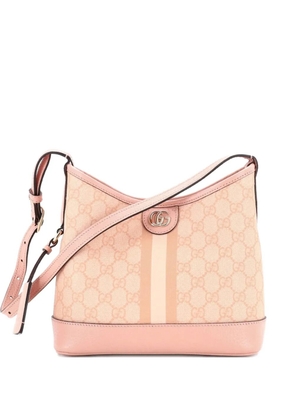 Gucci Pre-Owned Ophidia Open Bucket Bag GG Coated Canvas with Leather Small shoulder bag - Pink